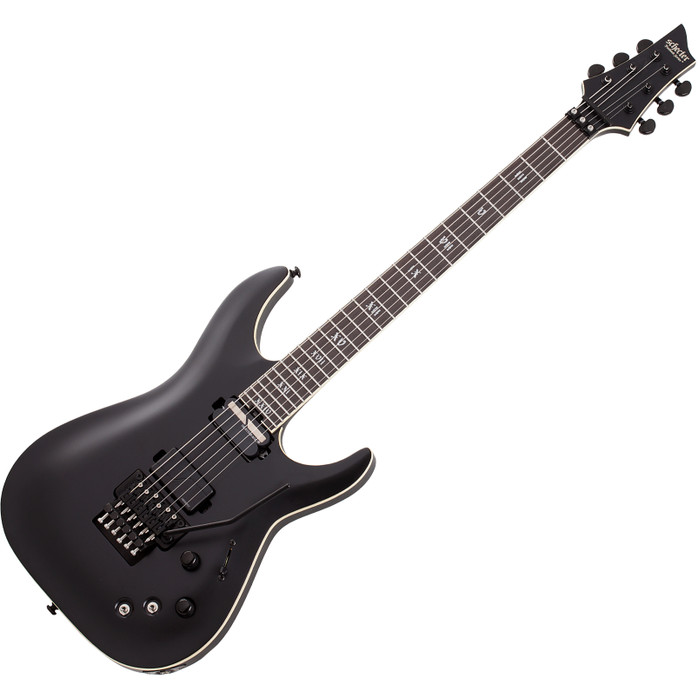 Shop the Schecter C-1 FR S SLS Elite Evil Twin Electric Guitar in Satin Black (1348) at Musician Madness. Floyd Rose performance, Sustainiac power, fast shipping.