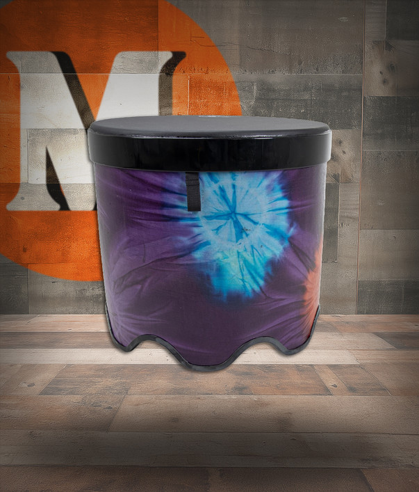 Toca Sympatico Gathering Drum, 16" Tall x 18" Diameter, Pretuned Synthetic Leather Head - Woodstock Purple (TSSGD-18WPT-SLP)