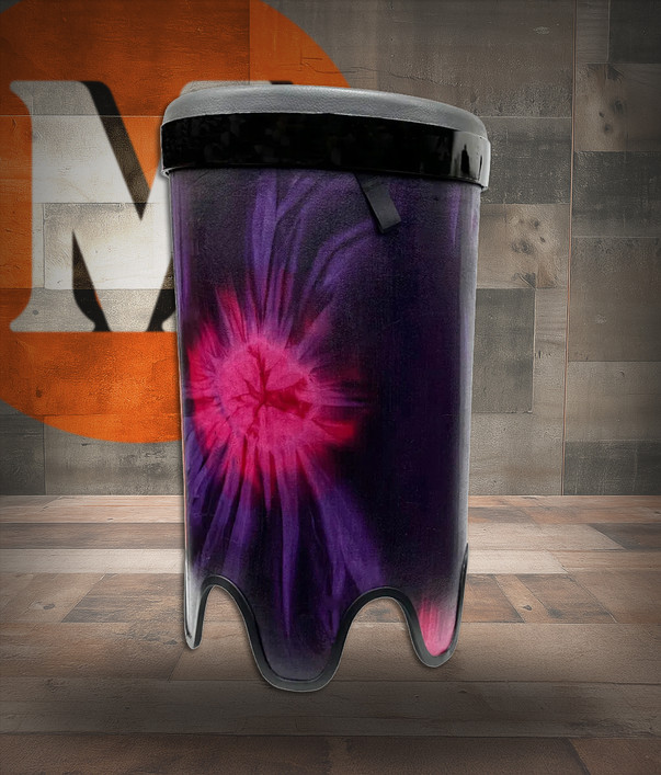 Toca Sympatico 14" Tubadora, Tunable Synthetic Leather Head - Woodstock Purple (TSSTB-14WP-SLT)