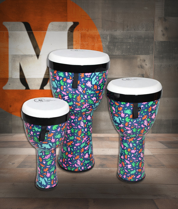 Toca Sympatico 3-Piece Tunable Djembe Set - Autumn Days (TSSND-3PCAD-FT)