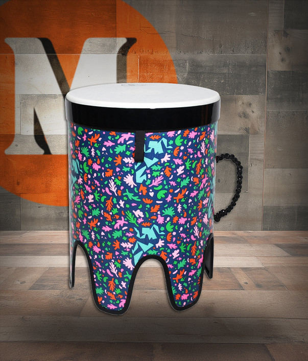 Toca Sympatico 16" Pretuned Tom-Tom - Autumn Days (TSSNT-16AD-FDP)