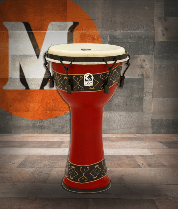 Toca Freestyle Mechanically Tuned Djembe, 10" (SFDMX-10RP)