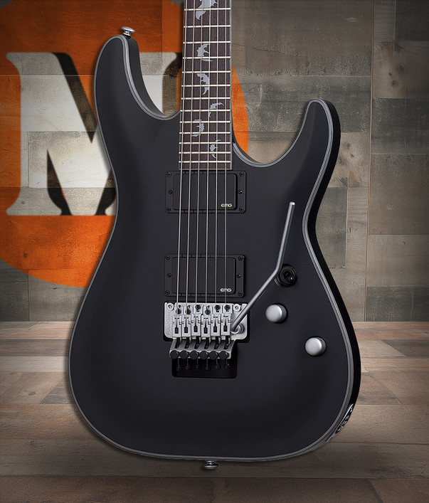 Schecter Damien Platinum 6 FR - Satin Black (1183)