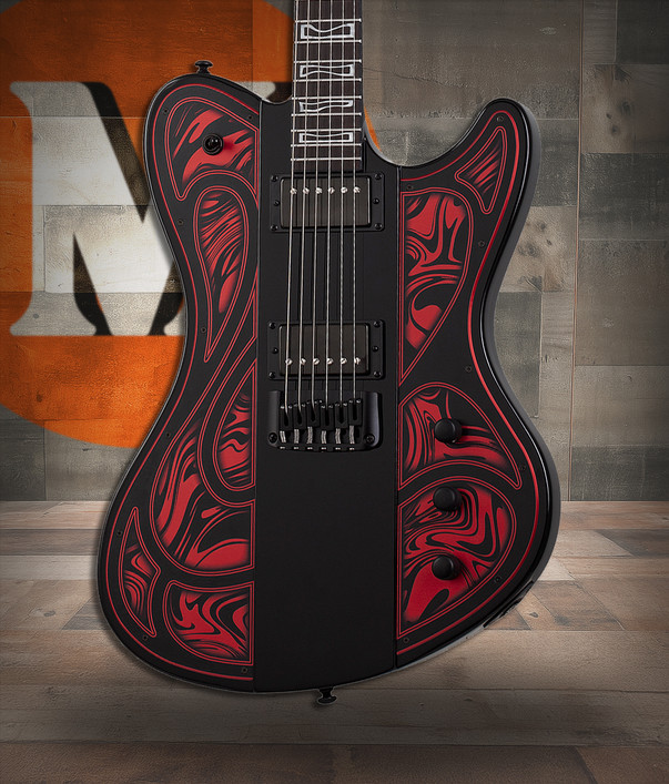 Schecter Ultra Przym Mercury Rose - Gloss Black (926)