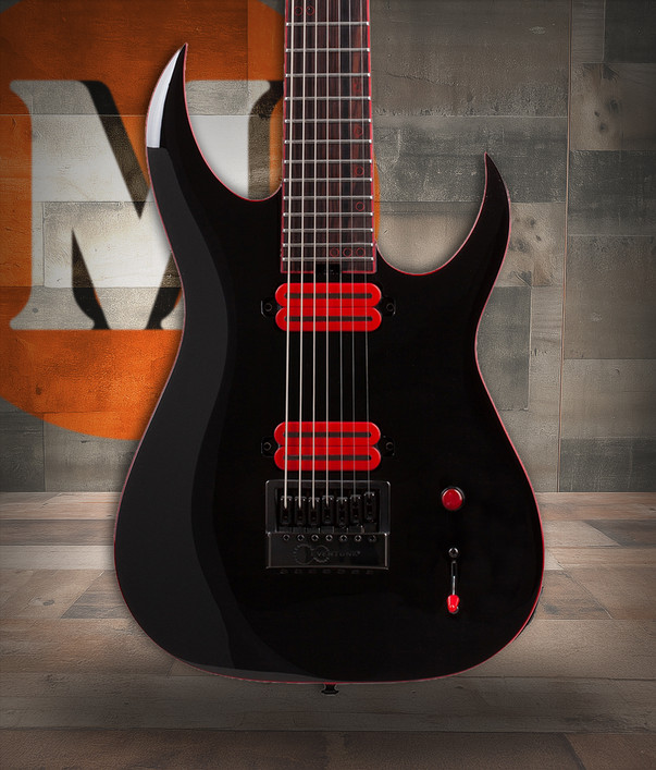 Schecter Sunset-7 ET Red Dawn - Gloss Black (3893)