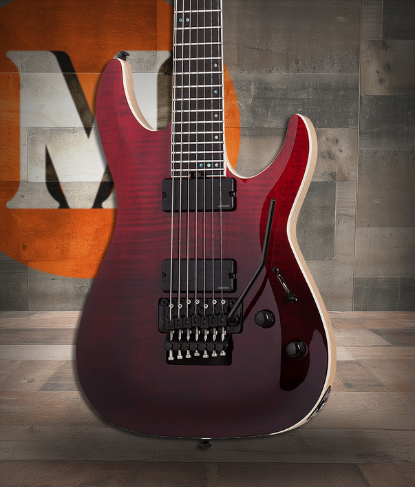Schecter C-7 FR SLS Elite - Blood Burst (1374)