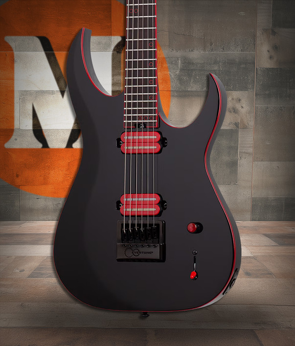 Schecter Sunset-6 ET EX Red Dawn - Gloss Black (3894)