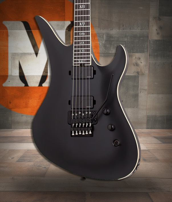 Schecter Avenger FR SLS Elite Evil Twin - Satin Black (1369)