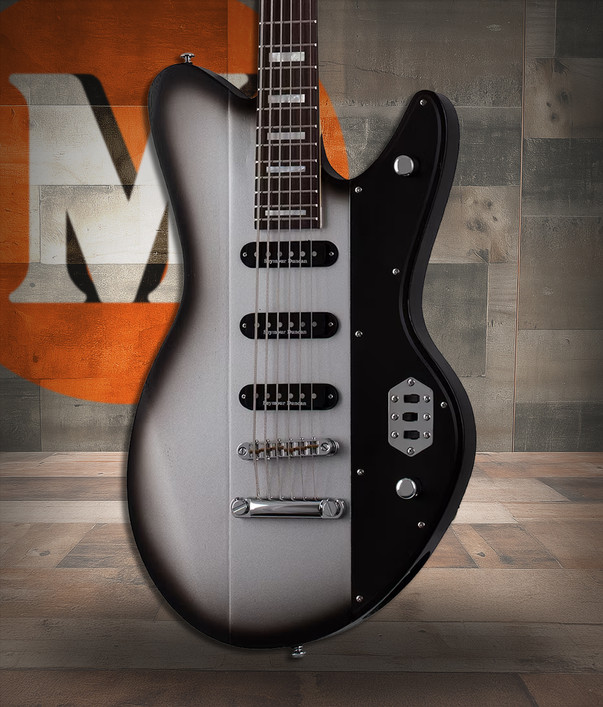 Schecter Robert Smith UltraCure VI - Silver Burst Pearl (SVBP) (363)