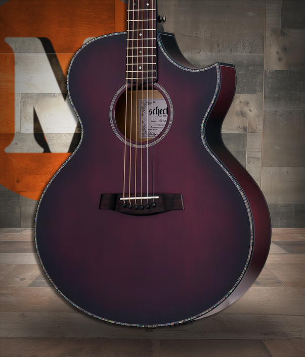 Schecter Orleans Stage Acoustic - Vampyre Red Burst Satin (VRBS) (3710)