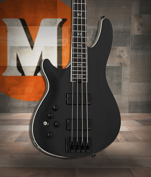 Schecter SLS Evil Twin-4 LH - Satin Black (1396)