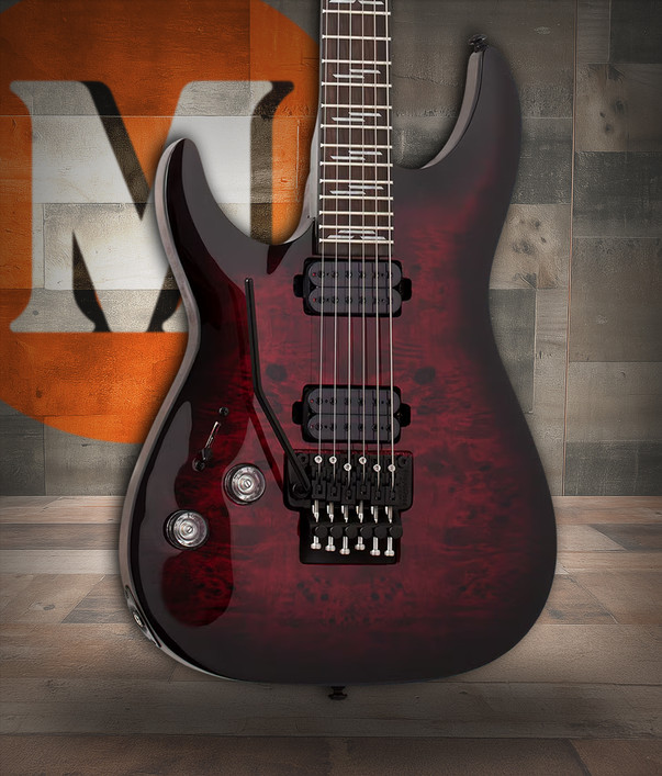 Schecter Omen Elite-6 FR LH - Black Cherry Burst (2460)