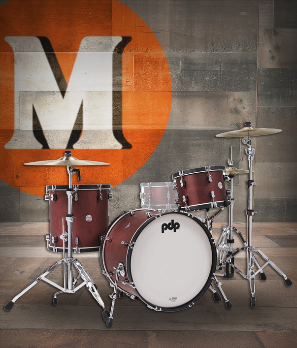 PDP Classic Kit 22 Kick - Ox Blood/Ebony Hoop (PDCC2213OE)