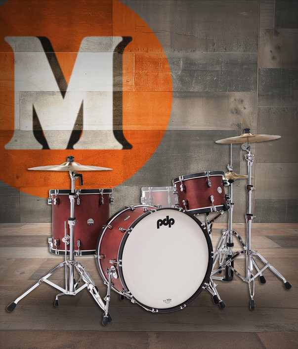 PDP Classic Kit 24 Kick - Ox Blood/Ebony Hoop (PDCC2413OE)