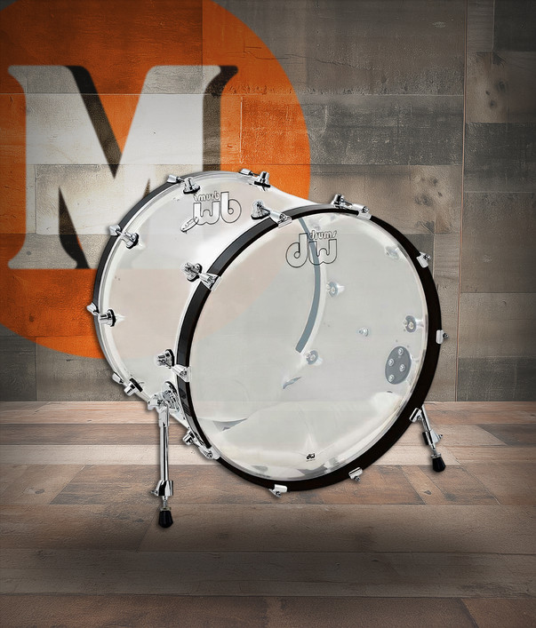 DW Design Kick 18X22 Clear Acrylic (DDAC1822KKCL)