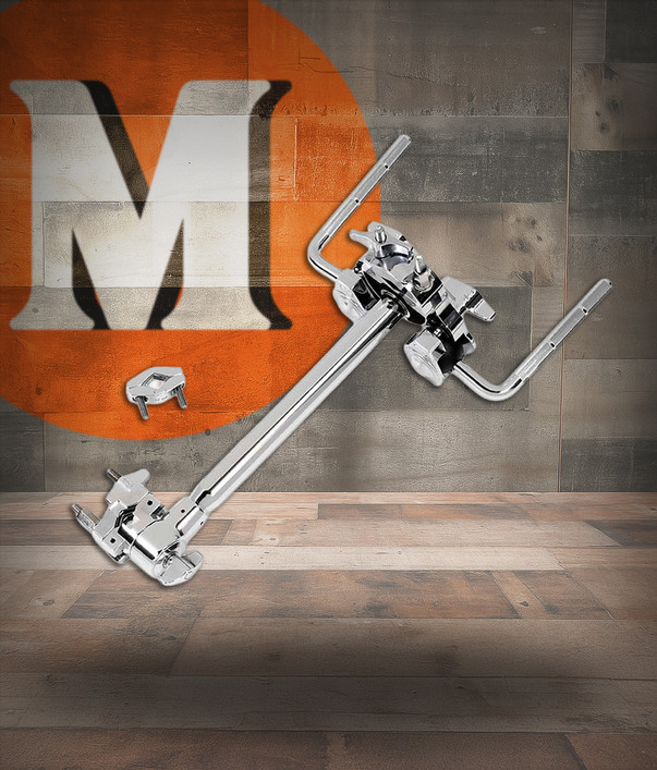 DW Double Tom Mount w/ Ratcheting V Clamp (DWSMMG992)