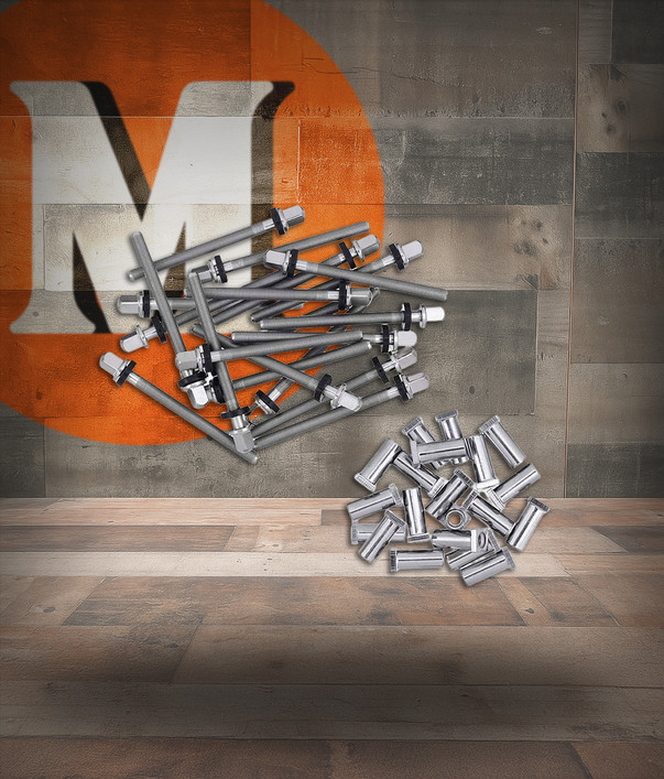 DW True Pitch 50 Tension Rod w/ Receiver, 5.5" Snare 20 PK (DWSMTP50S55)