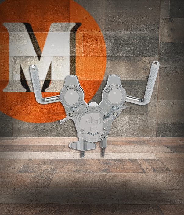 DW Ball Clamp w/ 1 Inch Tube Top Of Chrome Double BDM (DWSP990SB)