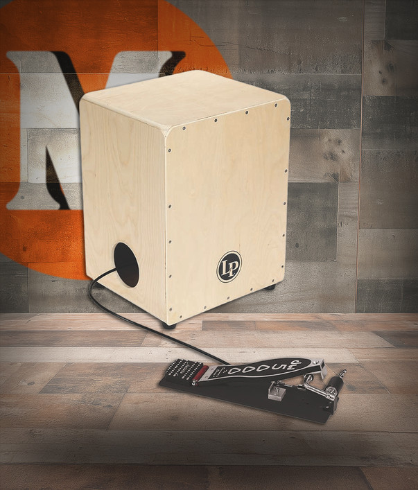 Latin Percussion LP Inside Pedal Cajon Birch 2-Voice Snare (LP1400NWP)
