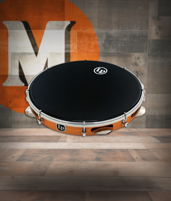 Latin Percussion LP 12" Wood Pandiero Synthetic Head w/ Bag (LP3012)