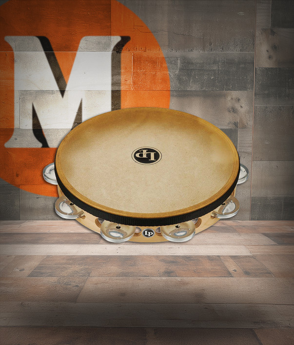 Latin Percussion LP Pro 10" Single Row Head Tambourine - Aluminum (LP383-AL)