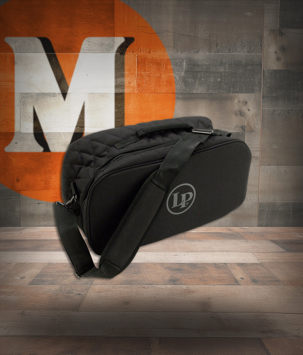 Latin Percussion LP LG Blk Bongo Bag w/Pouch (LP532-BK)