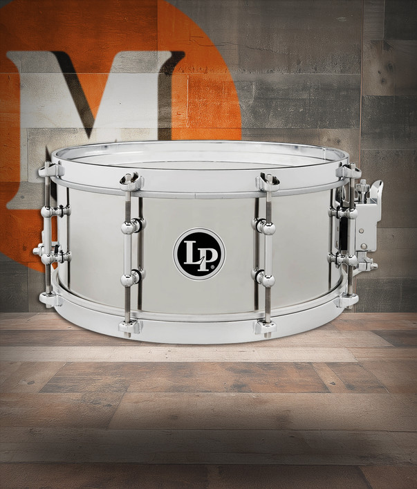 Latin Percussion LP 5.5X13" Salsa Snare - Stainless Steel (LP5513-S)