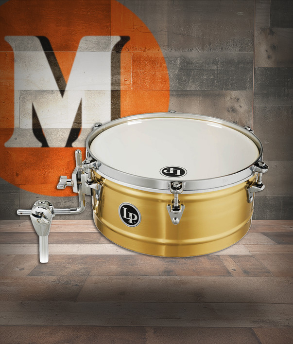 Latin Percussion LP 14" Timbale Brass Chrome Mount (LP6514-B)