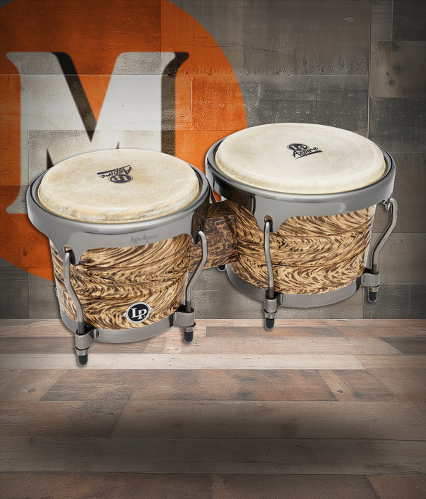 Latin Percussion LP Aspire 6 3/4 - 8" Bongo - Oak Havana Café Brown (LPA601-HC)