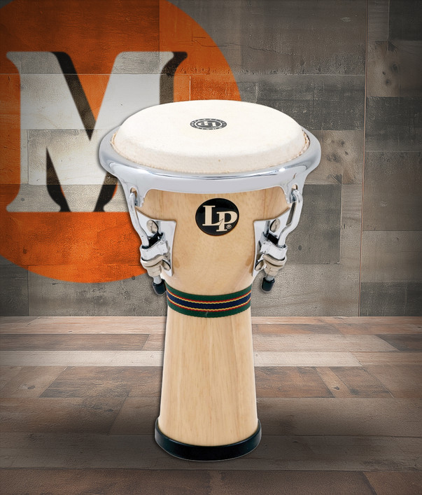 Latin Percussion LP 4 1/2" Mini Djembe Oak Natural (LPM196-AW)