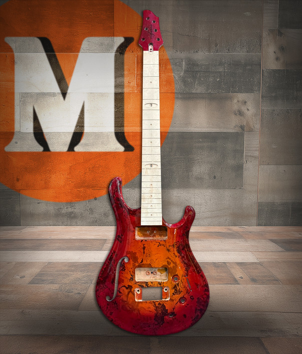 Flaxwood Electric Guitar Body & Neck (02)