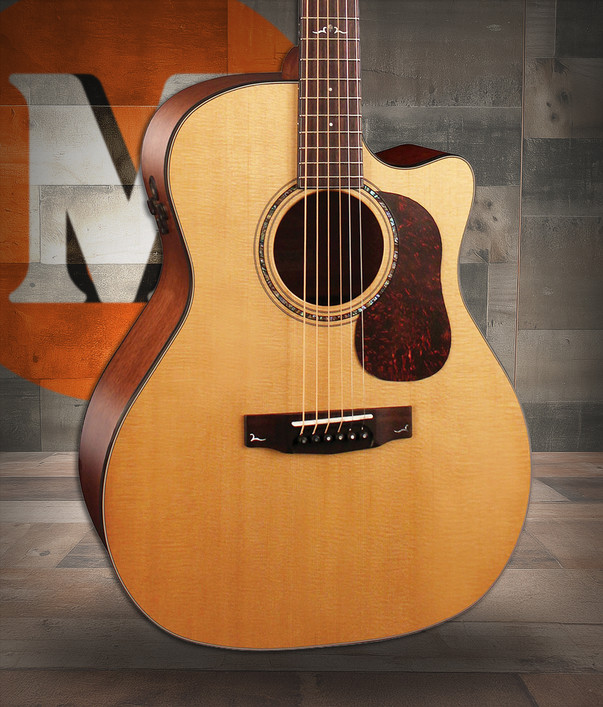 Cort GOLDA6 Gold Series A6 Acoustic Electric Grand Auditorium Cutaway Guitar - Natural Glossy (GOLDA6-U)