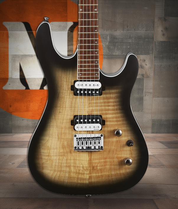 Cort KX300OPRB KX Series Electric Guitar - Open Pore Raw Burst (KX300OPRB-U)