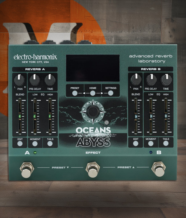 Electro-Harmonix Oceans Abyss Advanced Reverb Laboratory (OCEANS ABYSS)
