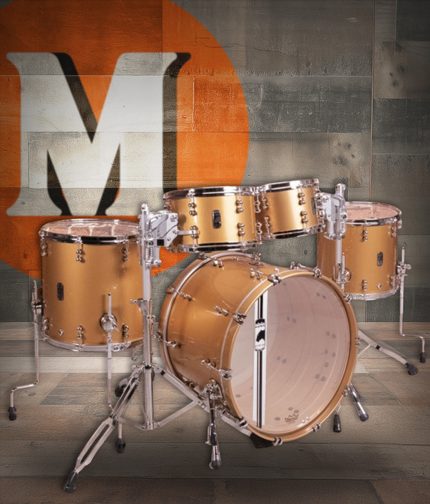 Mapex Black Panther Design Lab Versatus 22,10,12,14,16 - Transparent Copper (BPDLV628XEW)