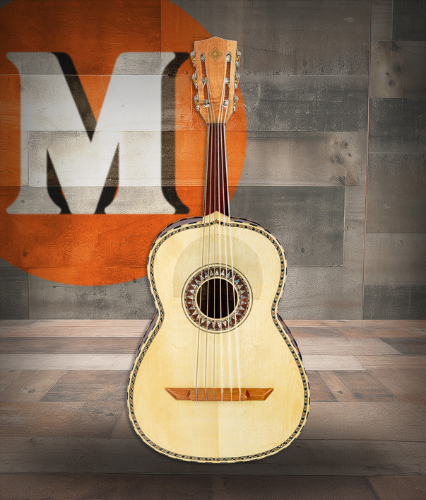 H. Jimenez Handcrafted Guitarrón 3/4 Size w/ Hardshell Case (LGTN275M)