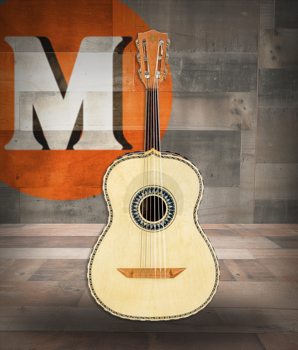 H. Jimenez Handcrafted Guitarrón Full Size w/ Hardshell Case (LGTN2M)