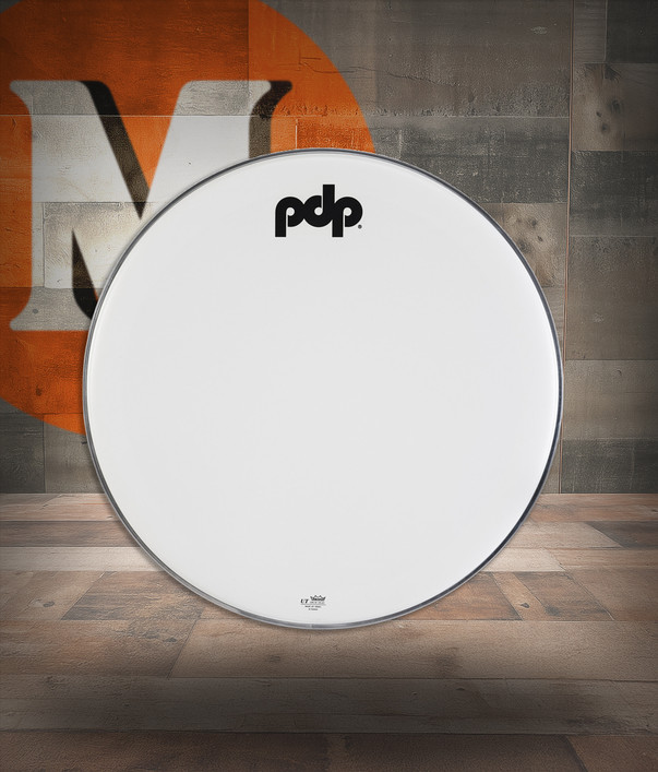 PDP 26" White Coated Logo Head - Resonant (PDACDH26WCKR)