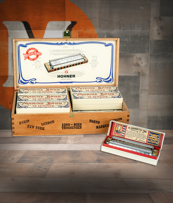 Hohner 126th Anniversary Marine Band C 12pc Display (M202199)