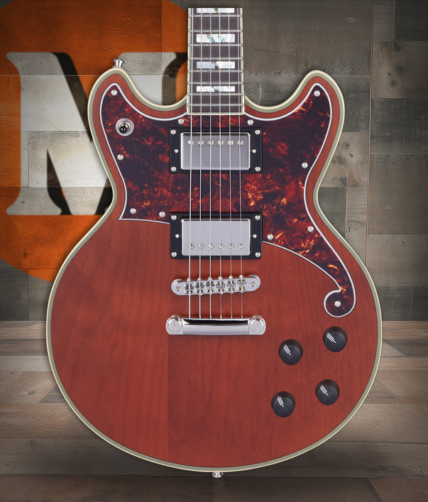 D'Angelico Deluxe Brighton - Matte Walnut (DADBRIMWLNS)