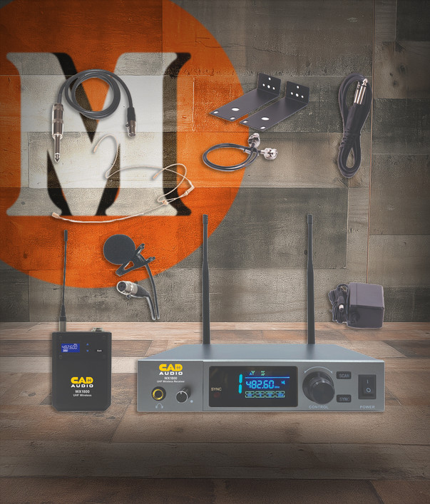 CAD WX1800BP True Diversity UHF Wireless Body Pack Microphone System (WX1800BP-U)