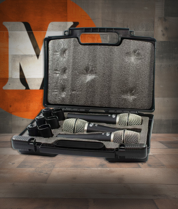 CAD Audio D38X3 Supercardioid Dynamic Instrument Microphone. (3 Pack) (D38X3-U)