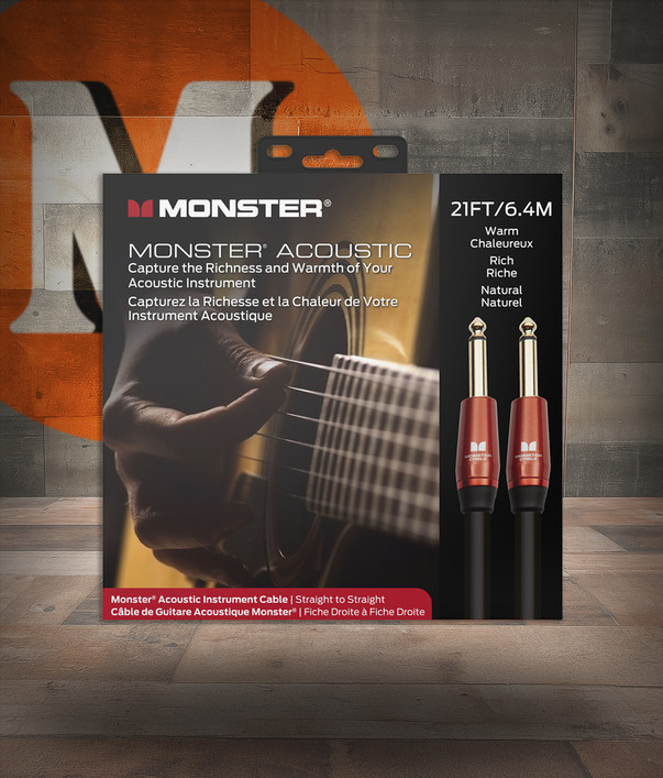Monster Acoustic 21' Cable Dual Angled Buy the Monster Cable Acoustic 21' Cable Dual Angled (MACST2-21WW-U) at Musician Madness with fast shipping.