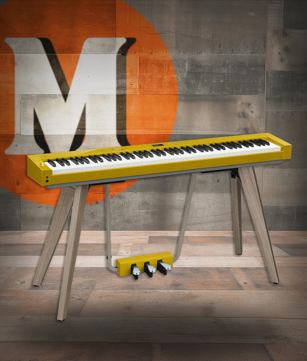 Casio PX-S7000HM Privia Series 88-Key Weighted Hammer Action Digital Piano – Harmonious Mustard (PX-S7000HM-U)