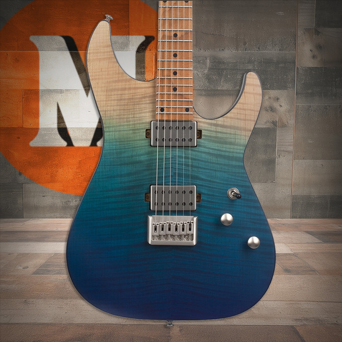 Schecter C-1 Standard Plus Electric Guitar - Blue Fade (3937)