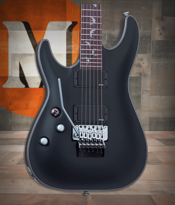 Schecter Damien Platinum-6 FR LH - Satin Black (1184)