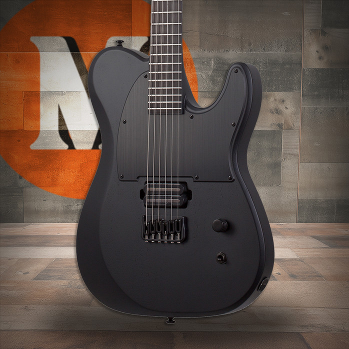 Schecter C-1 Platinum Blackout B-Stock – Satin Black (823