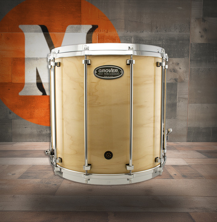 Grover Pro G1-14-N G1 14x14" Field Drum - Natural Lacquer (G1-14-N)