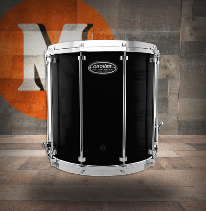 Grover Pro G1-14-E G1 14x14" Field Drum - Charcoal Ebony (G1-14-E)