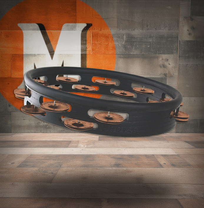 Grover Pro T2/BC-S 10" Dbl Row Beryllium-Beryllium Tambourine (HEADLESS/Row Beryllium Coppers) (T2/BC-H)